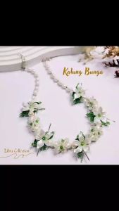 LIBRA 1 KALUNG HIJAB PREMIUM // KALUNG BUNGA PREMIUM // Necklace series Cristal Beads Hijab Friendly // Kalung Dayli // Kalung Hijab VIRAL KALUNG HIJAB PREMIUM KALUNG Kondangan