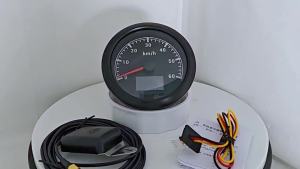 ELING 2 Gauge Set 85mm 30 60knots 60 120 200km/h GPS Speedometer 4K 6K 8K RPM Tachometer for Car Vessels with Backlight 12V 24V
