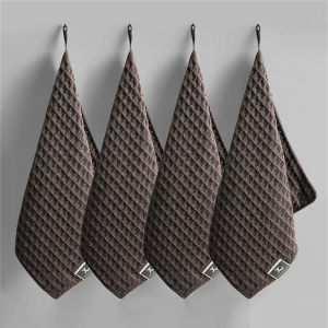 1/4Pcs Coffee Bar Cleaning Towels Super Absorbent Microfiber Cleaning Cloth Towel Home Barista Clean Tool Coffee Machine Cleaner