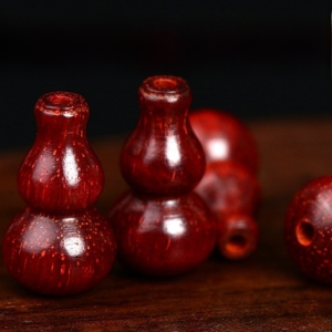 Indias Old Material Pterocarpus Santalinus Calabash Pendent Disciple Beads DIY Loose Beads Accessories Rosewood Full Gold Star Gourd Accessories