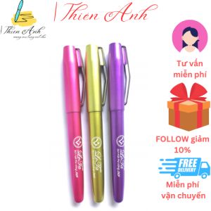 Bút luyện chữ LeTa 369 ngòi lá tre viết nét thanh đậm mẫu mới màu pastel siêu xinh