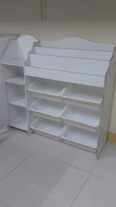 Happy Kiddos 911 Kids Toy Organizer & Multi-Purpose Display Book Storage Rack