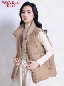 YAYA | Stylish Versatile Womens Down Vest Short Style