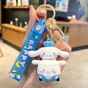 New Arrival Creative Bumper Car Clow M Keychain Hello Kitty Melody Exquisite Pendant Couple Small Gift Gift