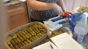 Sushi Roller for Meat and Vegetables Sushi Machine for Beginners and Kids Grape and Cabbage Leaves Stuffed