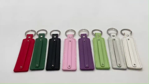 PaperCornerPh - 1PC Leather Keychain 8MM Mixed Color
