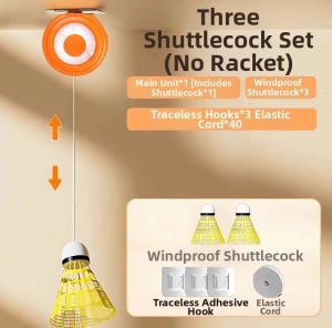 JINGJIE | Automatic Rebound Solo Training Badminton