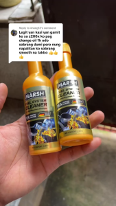 Marsh Fuel System Cleaner Gas Additives Power Booster Remove carbon Reduce Noise Vibration Fuel Ecomony Saver 120ml