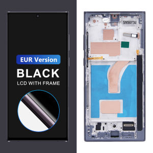 S22 Ultra Display With Frame Assembly TFT For Samsung S22 Ultra 5G S908B S908B/DS Display Touch Screen Digitizer Replace Parts