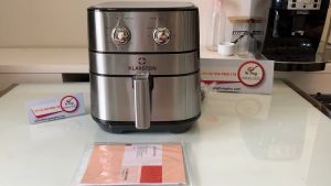 Nồi Chiên Không Dầu Klarstein XXL 54L Lò Chiên Không Dầu Bản Cơ và Điện Tử 8 Chương Trình Nấu Điều Khiển Màn Hình Led Nhập Đức Bảo Hành 12 Tháng