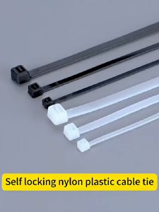 Kabel Ties 100pcs Nylon Kabel Pengikat / Kabel Ties Pengikat Kabel Tali Nylon