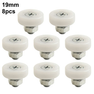 Drawer Locks Replacement Wheels Bearing Drawer Rollers 8Pcs Bearing Pulley Small Wheel Drawer Pulley With Screw