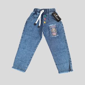celana jeans anak karakter labubuhello kittykuromicelana pita borderl size 2-7 thn