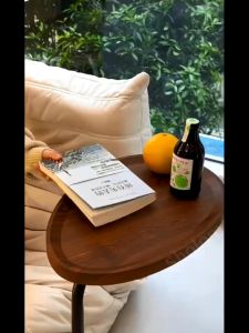 Bàn trà cạnh sofa kiểu dáng hiện đại bàn cafe màu nâu sang trọng GM81/GM108