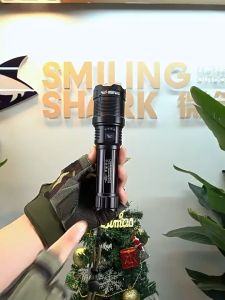 SENTER LED SMILING SHARK SD-7138 M80 - ZOOM JARAK JAUH - MODE POWERBANK - TAHAN LAMA - TYPE C
