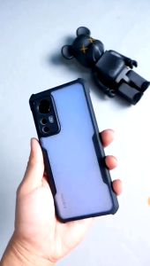 Promo Paket 4 in 1 Case Armor Fusion Shockproof Transparent Vivo Y100 / Vivo Y200e 2024 / Vivo Y75 5G 2022 + Anti Gores Layar + Lensa Kamera + Garskin Free Holder Ring