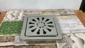 [HCM]Phễu thoát sàn 15x15cm KAG-TS62 (D9cm) chống mùi hôi inox 304 hố ga thoát sàn 15x15cm cho ống D90mm mặt hoa cúc chống mùi hôi thoát nhanh chặn tóc tốt