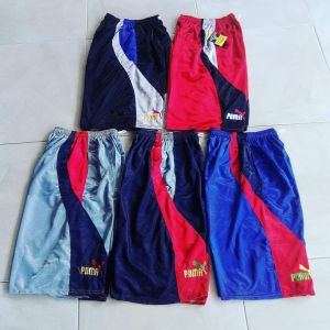 Celana cargo pendek pria bahan melar katun twill