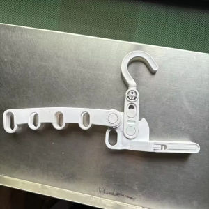 Portable Foldable Travel Hanger Folding Clothes Drying Rack Travel Hangers Hanging Rack with 5 Holes for Hotel Camping Travel