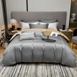 YOUJIU | Luxurious Summer Bedding Set 4-Piece or 3-Pice Suite Comfortable for Direct Sleep