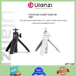 ขาตั้งสำหรับถ่ายภาพแบบพกพาขาตั้งกล้องแบบสามขาสำหรับตั้งโต๊ะแท่นวางโทรศัพท์กล้องจิ๋ว MT-08ของ Ulanzi