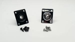 ⚑Electric Guitar Jack Output Plate Guitar Output Jack Plate Square Shape Metal Compact Guitar Jack Socket Plate Guitar