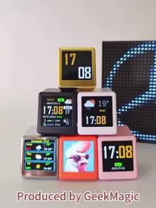 Small Portable Smart Wifi Weather Station Display Weather Temperature Humidity Time Alarm Clock Desktop Decoration