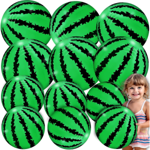 Inflatable Watermelon Beach Balls for Kids Adults Swimming Pool Toys Birthday Party Favors Outdoor Summer Water Toys