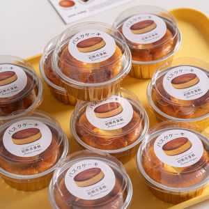High-Heat Resistant Mini Basque Burnt Cheesecake Mould Packing Box 2in 4in