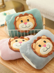 Explosion-Proof Hot Water Bag Charging Hand Warmer Hot-Water Bag Heating Pad Hot Compress Spine Warming Abdominal Warming Removable and Washable Two-Side Hand Putting