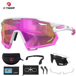 X-TIGER Cycling Glasses Summer Sports Sunglasses UV400 Anti Glare Lightweight Bicycle Glasses Mens Women Cycling Eyewear