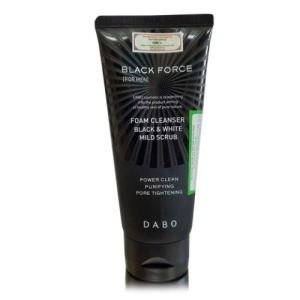 [HCM]Sữa Rửa Mặt Dành Cho Nam Ngừa Mụn Sạch Nhờn Than Hoạt Tính Dabo Black Force 120ml