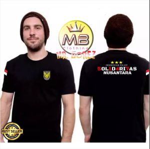 Kaos Dewasa Lengan Pendek Indonesian Police Solidaritas Nusantara / Kaos Distro Pria Premium