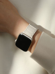 FENKAN | Dây Đeo Đồng Hồ Từ Tính Silicone cho Apple Watch Series 10/9/8/7/6/5/4/3 SE Ultra 1/2