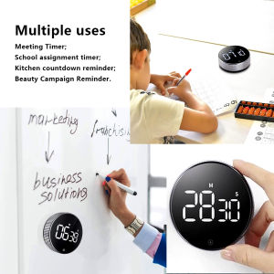 Cheer Life Magnetic Kitchen Timer Digital Timer Manual Countdown Alarm Clock Mechanical Cooking Timer Cooking Shower Study Stopwatch