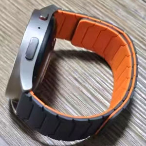 Magnetic Silicone 20mm 22mm Strap For Samsung Gear S3 Classic/Galaxy Watch 4 5Pro 6 7 Bracelet For AMAZFIT BIP 6 BALANCE 2 Bands