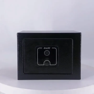 Fire proof and water proof mini safety box with fingerprint lock vault box for home