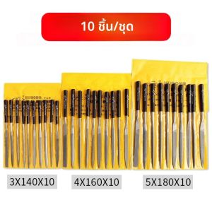 ใหม่พรีเมี่ยมตะไบเข็มชุดตะไบเหล็กคาร์บอนสูงพร้อมที่จับตามหลักสรีรศาสตร์กันลื่นสําหรับการจัดเก็บที่แม่นยําบนไม้ พลาสติก รุ่น