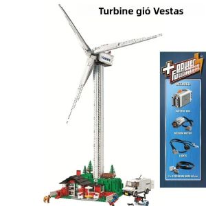 Vestas Tua Bin Gió Khối Xây Dựng Bộ 844 Chiếc Điện Máy Phát Điện Gió Mô Hình Đồ Chơi Cho Bé Trai Ngày Lễ Tặng Sáng Tạo Series 10268