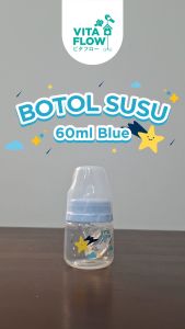 Vitaflow Botol Susu Multifungsi PP 60 ml Blue