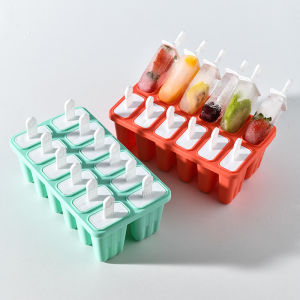 Silicone Ice Cream Popsicle Mold with Handle