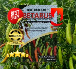 COD√ benih Cabe Rawit BETARUS Tahan Virus 10gr