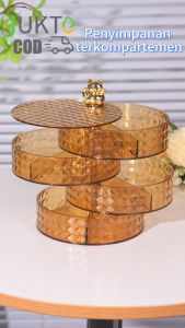 Kotak Penyimpanan Terbagi Rumah Multifungsi: Rak Perhiasan Kalung & Tempat Penyimpanan Aksesoris