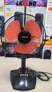 Lexing 12 Desk Fan (Assorted)| Electric Fan | 50W | Powerful motor