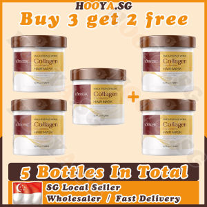 ✅𝙎𝙂 𝙨𝙩𝙤𝙘𝙠✅ Korseell collagen hair mask treatment keratin / Maca essence repair / Hair care / Damaged hair treatment / 500ml 发膜