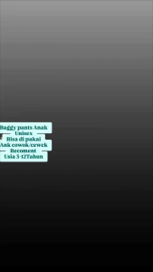 BAGGY PANTS RAJUT ANAK PEREMPUAN 3-12TAHUN