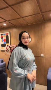 Tiara Blouse Polo Linen Apk Bordir Atasan Wanita Remaja Ootd Hijab Kemeja Wanita Terbaru 2024 Viral