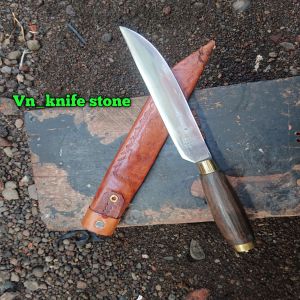 pisau dapur cap garpu iris daging nyeset kulit potong sayur dll super pb 20cm