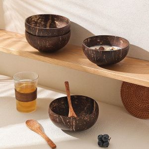 Bát Lưu Trữ Từ Vỏ Dừa Thiên Nhiên