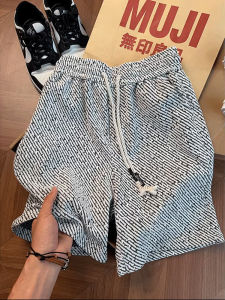 Black White Zebra Print Knitted Shorts Mens Summer Sporty Casual Teenage Five-Quarter Length Breathable Polyester Fiber